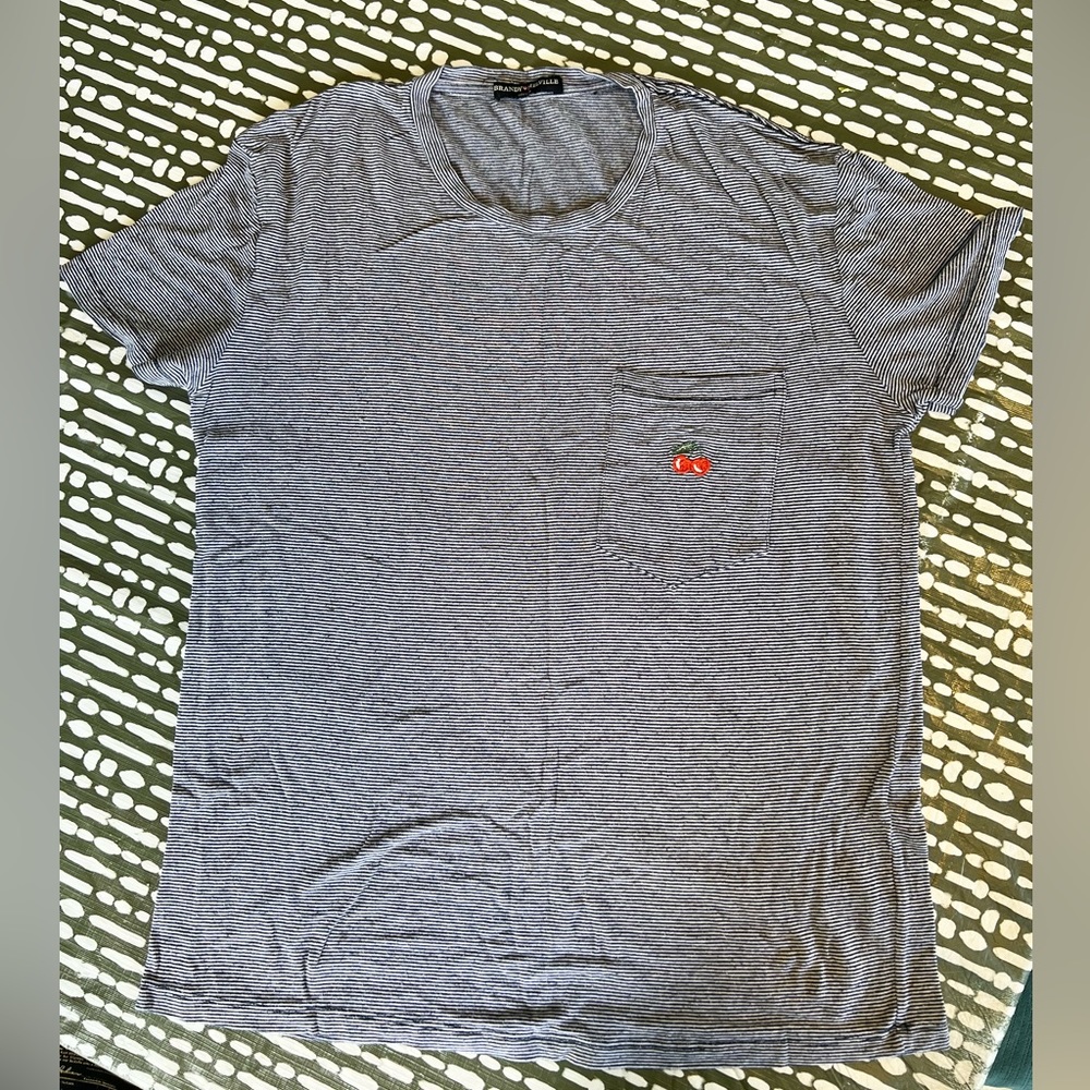 Brandy Melville Cherry Pocket T-Shirt 🍒